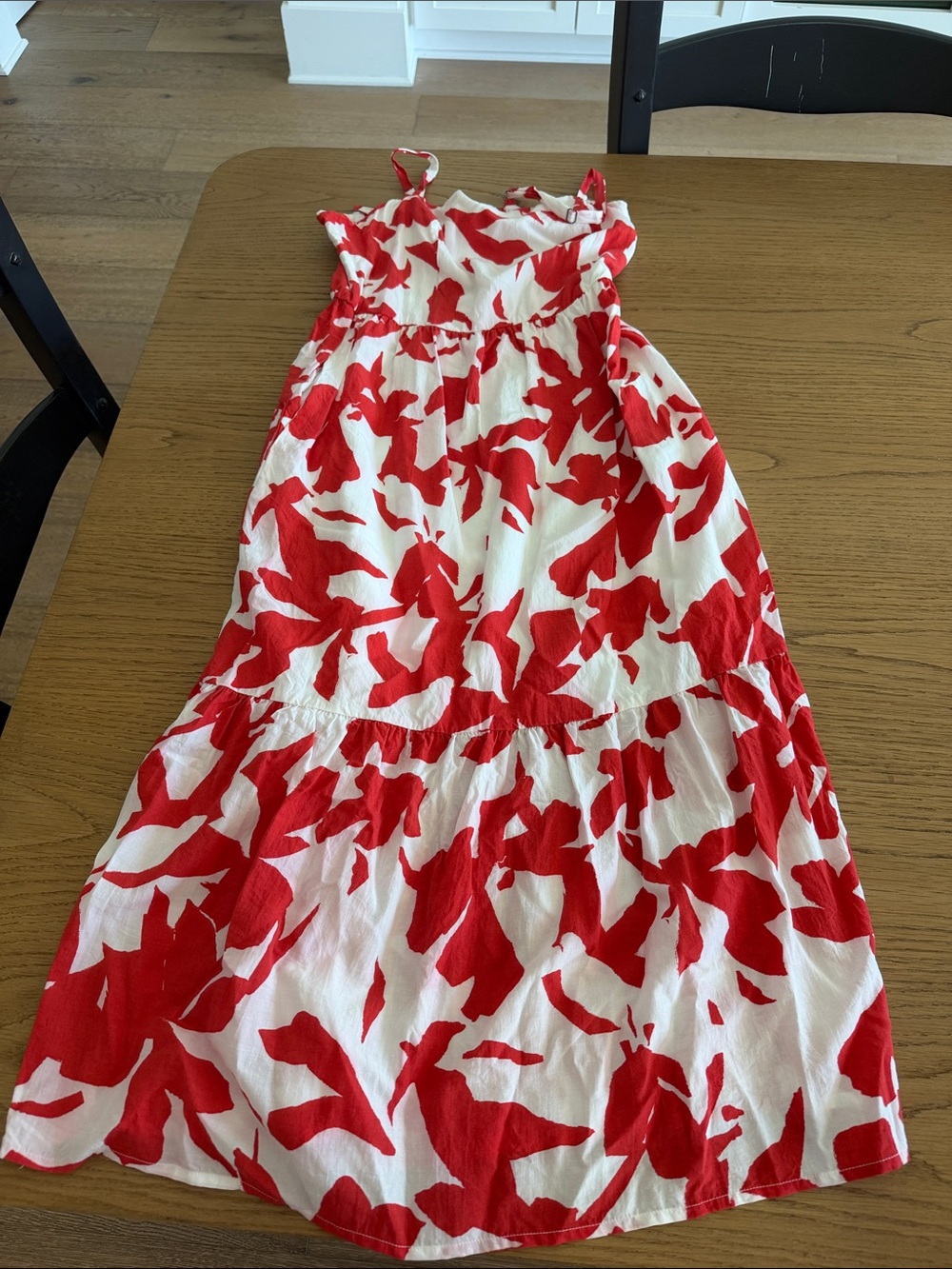 Evereve Red & White Floral Maxi Dress - Brand